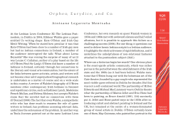 O rpheo, E urydice, and C o.