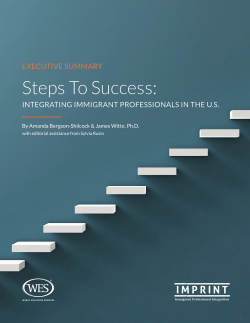 Steps To Success - World Education Services