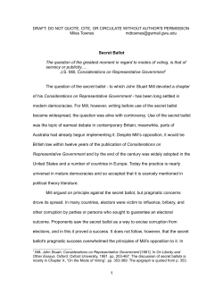 Secret Ballot