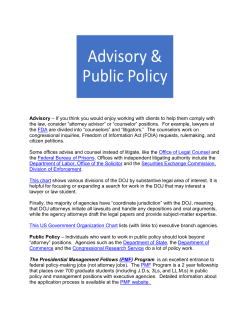 Advisory &ndash; If you think you would enjoy working with clients to help