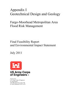 Appendix I Geotechnical Design and Geology