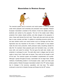 Manorialism in Western Europe