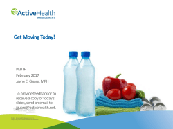 Get Moving Today!