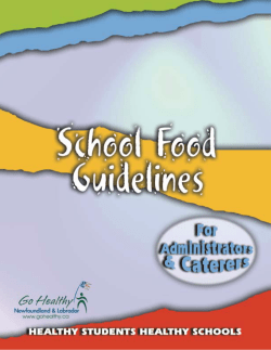 School Food Guidelines