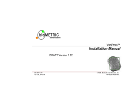 Installation Manual