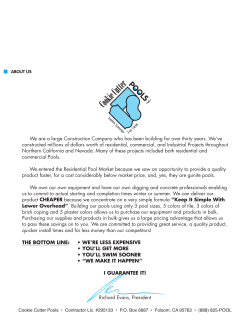 ABOUT US - Cookie Cutter Pools