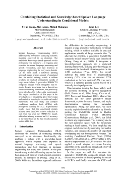 Proceedings of the COLING/ACL 2006 Main Conference Poster