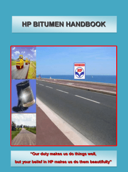 hp bitumen handbook - Hindustan Petroleum