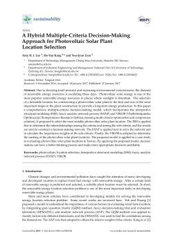 A Hybrid Multiple-Criteria Decision-Making Approach for