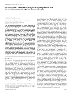 G1-arrested FaO cells re-enter the cell cycle