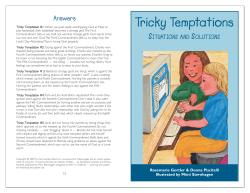 Tricky Temptations - Our Sunday Visitor