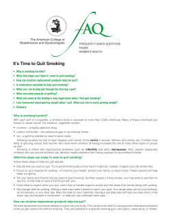 Quitting Smoking - Scott Kramer MD