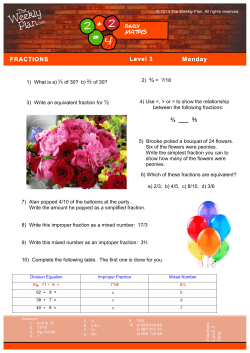 Fractions #7 Level 3