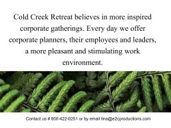 Corporate Gatherings