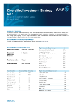 Diversified Investment Strategy 2
