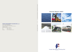 Annual Report 2007 - Freight Management Holdings Bhd
