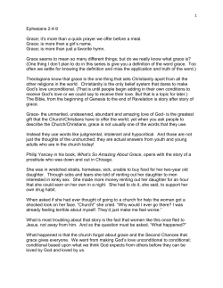 Ephesians 2:4-9 Grace