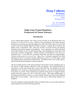 Doug Calhoun - Ministry of Business, Innovation and Employment