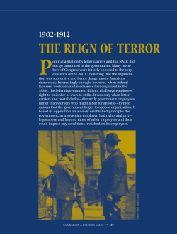 1902-1912: The Reign of Terror