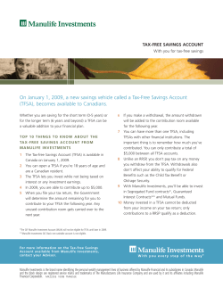 On January 1, 2009, a new savings vehicle called a Tax