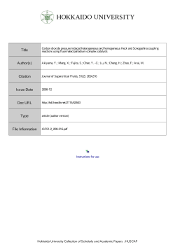 Carbon dioxide pressure induced heterogeneous and