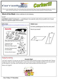 Middle Years: Do these parallelograms have the same area? How