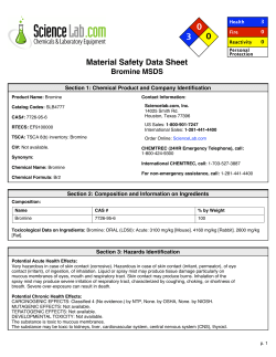Bromine MSDS
