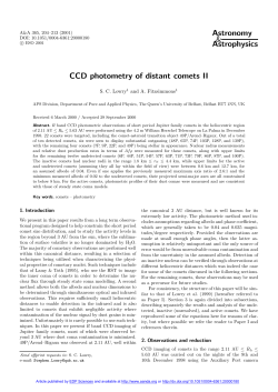 CCD photometry of distant comets II