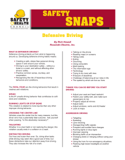 Defensive Driving