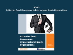 AGGIS Action for Good Governance in