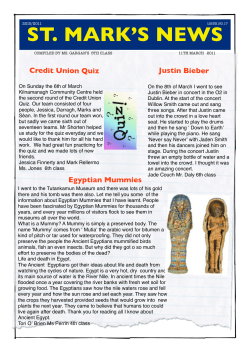 St. Mark`s News 17 - St Mark`s Senior National School