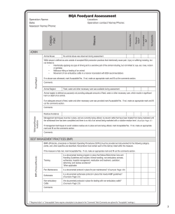 BQA Feedyard Assessment