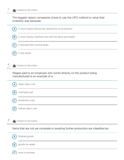 The biggest reason companies chose to use the LIFO method to
