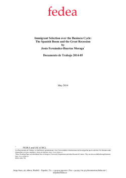Immigrant Selection over the Business Cycle: The Spanish Boom