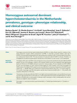 prevalence, genotype&ndash;phenotype relationship, and clini