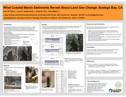 What Coastal Marsh Sediments Reveal A