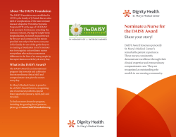 Nominate a Nurse for the DAISY Award