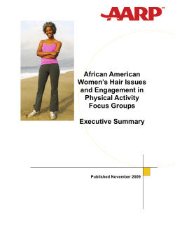 African American Women`s Hair Issues and Engagement in