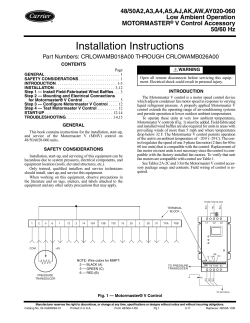 Installation Instructions
