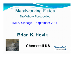 Metalworking Fluids