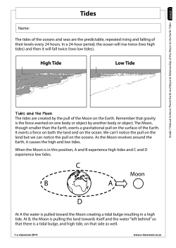 High Tide Low Tide - E