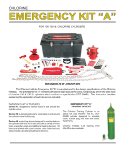 Chlorine Institute Emergency Kit