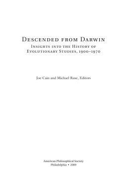 Descended from Darwin