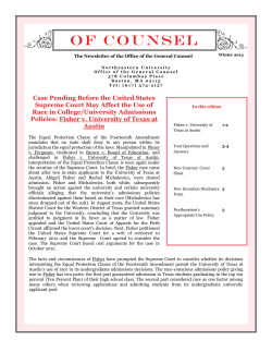 of counsel - Northeastern University