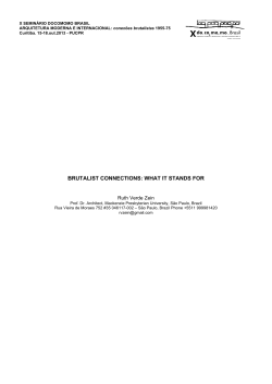 brutalist connections: what it stands for
