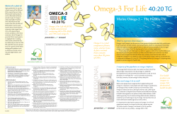 Omega-3 For Life 40:20 TG
