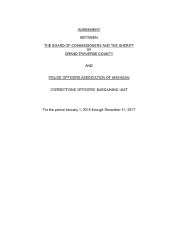 2015-2017 POAM Correctional Officer Labor Contract