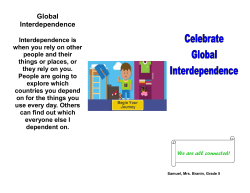 Global Interdependence