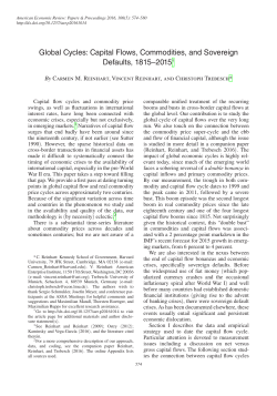 Global Cycles: Capital Flows, Commodities, and