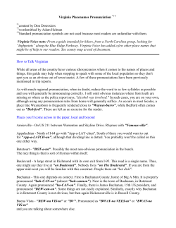 How to Talk Virginian